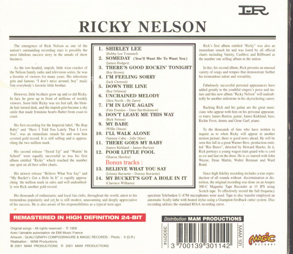 Ricky Nelson (CD)