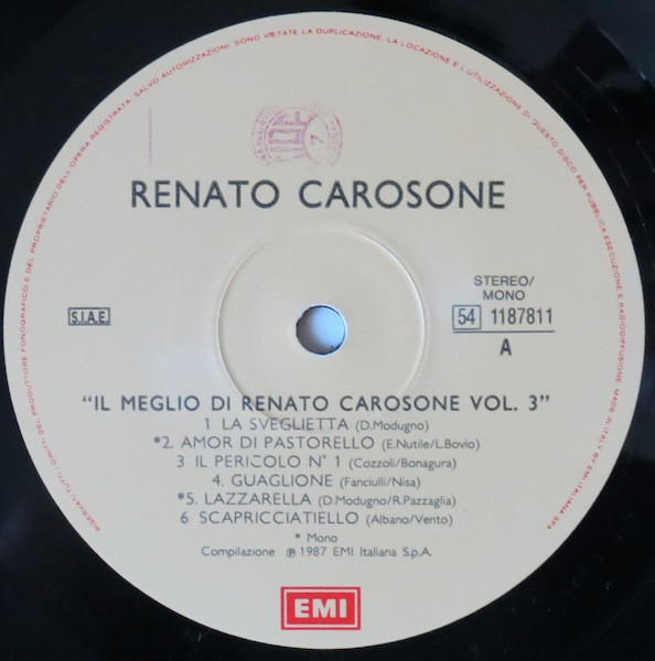 Il Meglio Di Renato Carosone Vol.3 (LP)