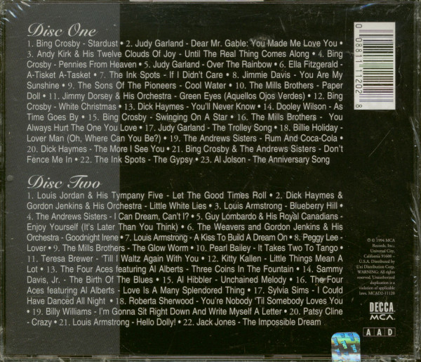 Stardust -The Classic Decca Hits & Standards Collection (2-CD)