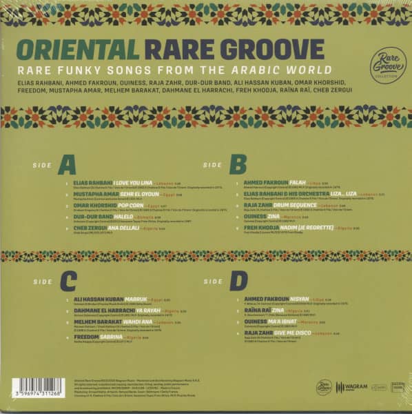 Oriental Rare Groove : Rare Funky Songs From The Arabic World (2-LP)