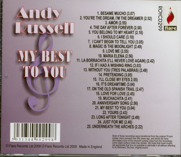 My Best To You (CD)