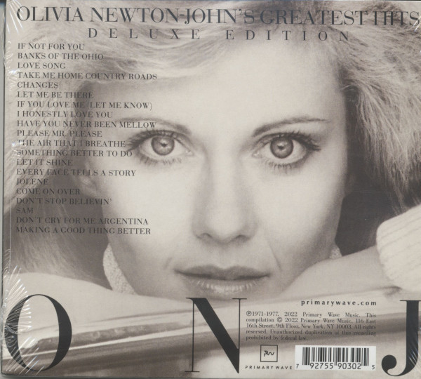 Olivia Newton-John's Greatest Hits (CD Deluxe Edition)