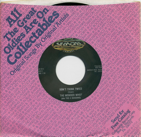 I've Got You Under My Skin - Don't Think Twice (7inch, 45rpm, BC, CS)