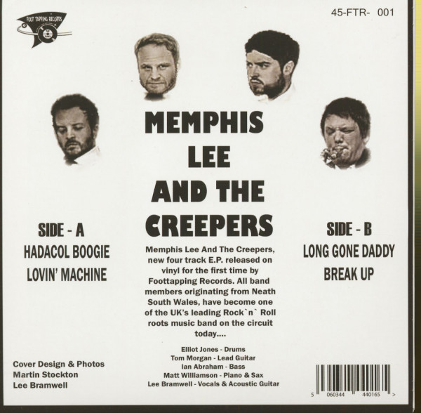 Memphis Lee & The Creepers (45rpm, EP, PS)
