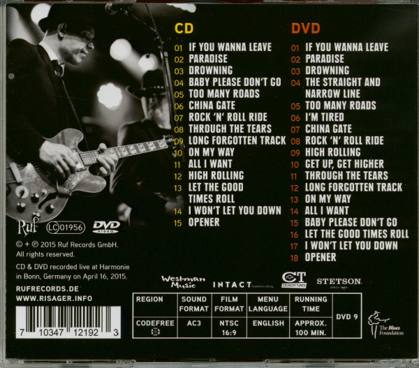 Songs From The Road (CD + DVD)