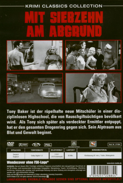 Mit Siebzehn am Abgrund - High School Confidential (DVD)