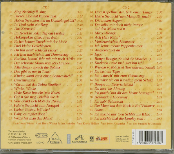 Herr Kapellmeister, bitte einen Tango - 50 Erfolge (2-CD)