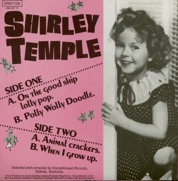 On The Good Ship Lollypop 7inch, 45rpm, EP, PS, SC