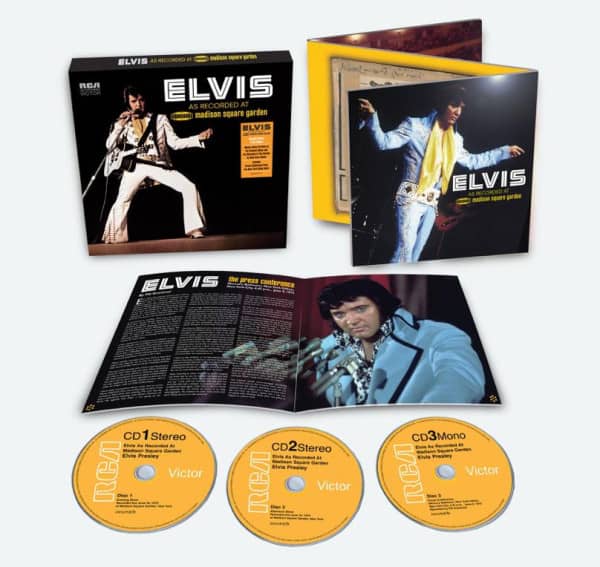 Elvis As Recorded At Madison Square Garden (3-CD)