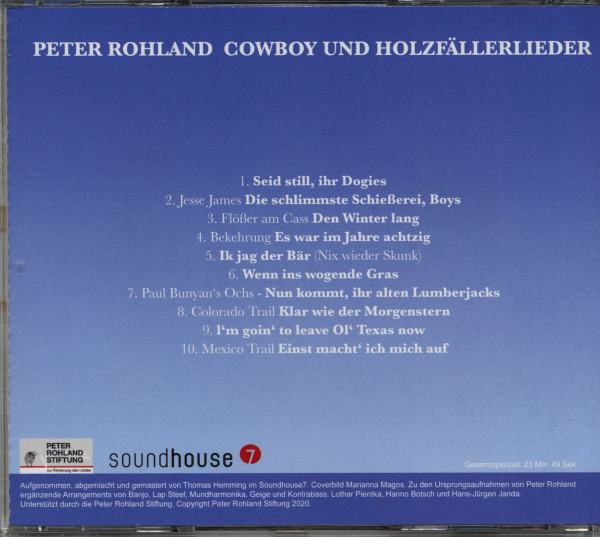 Cowboy- und Holzfällerlieder (CD)