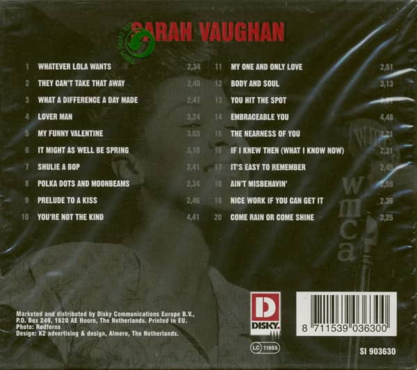 Sarah Vaughan Sings It Might As Well Be Sprig (CD)