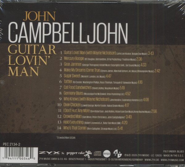 Guitar Lovin' Man (CD)