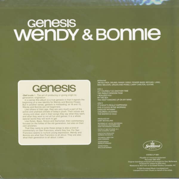 Genesis (LP, colored Vinyl)