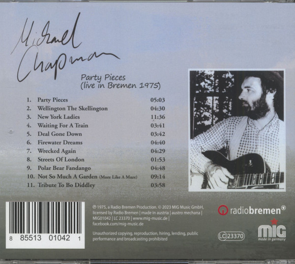 Party Pieces - Live in Bremen 1975 (CD)