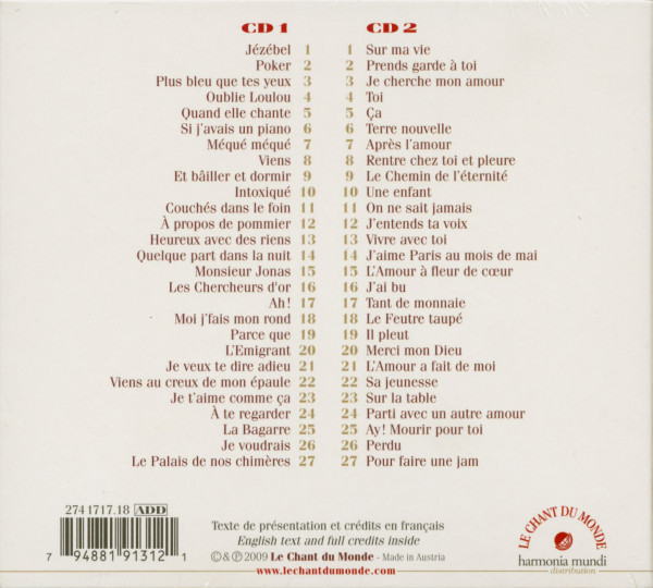Sur Ma Vie - Le Siécle D´Or (2-CD)