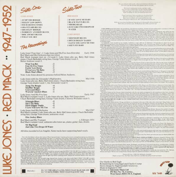 West Coast R&B 1947-1952