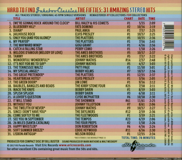 The Fifties - 31 Amazing Stereo Hits (CD)