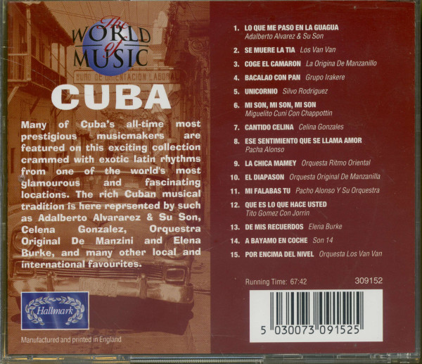Cuba - The World Of Music (CD)