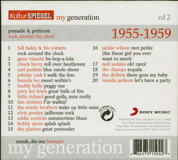 My Generation - Pomade & Petticoat - 1955 (CD)