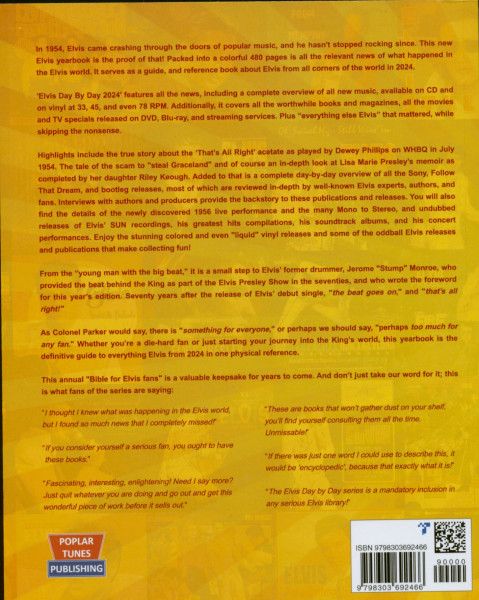 Elvis Day By Day 2024 - The Year In Review