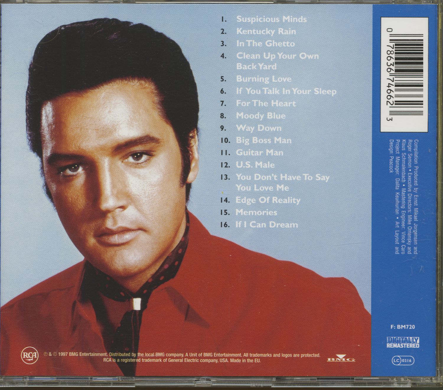 Elvis Presley CD Elvis' Gold Records, Vol.5 1997 EU (CD) Bear