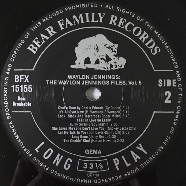 The Waylon Jennings Files - Vol.5 (LP)