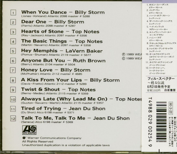 Twist & Shout - 12 Atlantic Tracks Produced By Phil Spector (CD Japan)