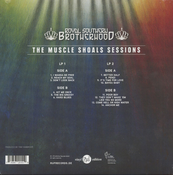 Don't Look Back - The Muscle Shoals Sessions (2-LP, 180g Vinyl)