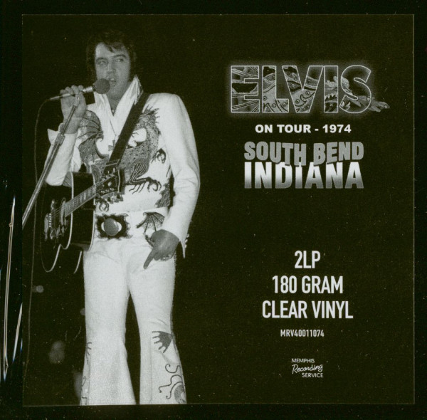 South Bend Indiana - On Tour 1974 (2-LP, 180g Clear Vinyl, Ltd.)