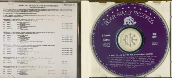 Prisoner's Dream (CD)