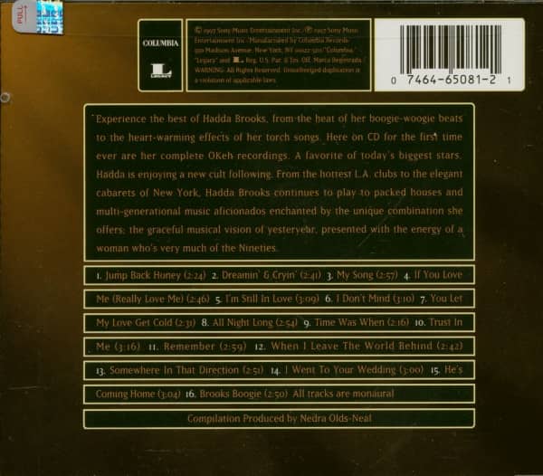 Jump Back Honey - The Complete Okeh Sessions (CD)