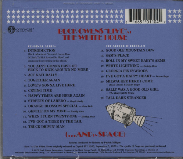 Live' At The White House (CD)