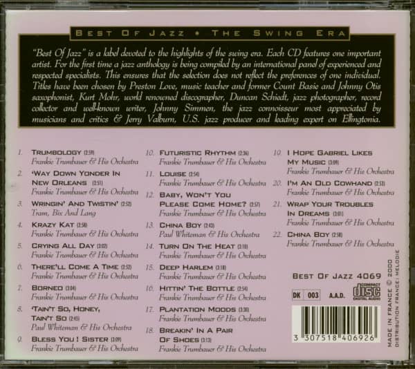 Best Of Jazz - His Best Recordings 1927-1946 (CD)