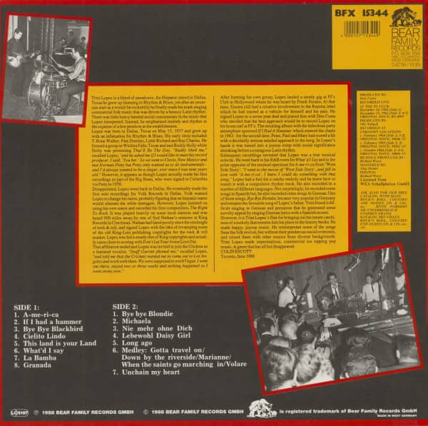 Live (LP, White Label Test Pressing)