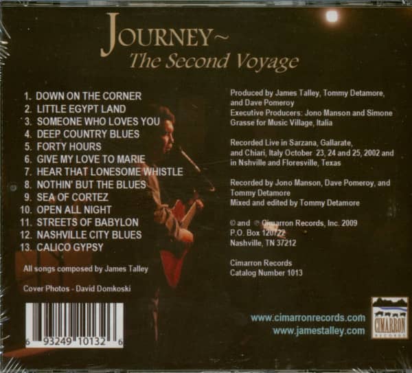 Journey - The Second Voyage - Live (CD)