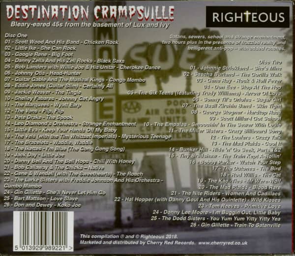 Destination Crampsville (2-CD)