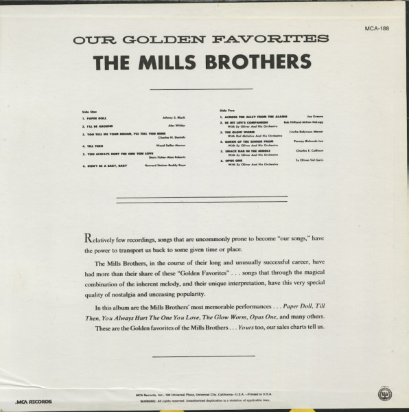 Our Golden Favorites (LP)