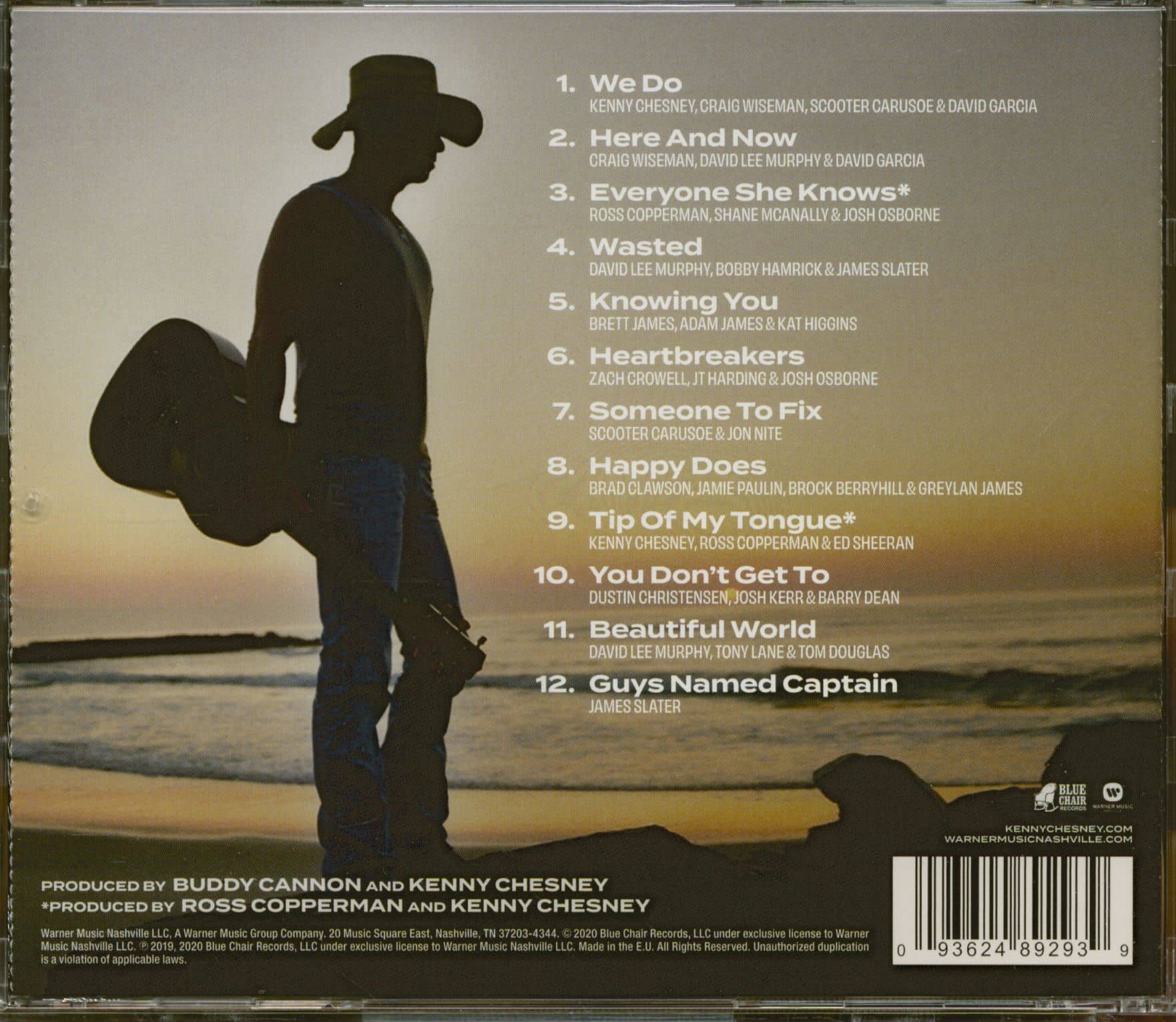 Kenny Chesney CD Here And Now (CD) Bear Family Records