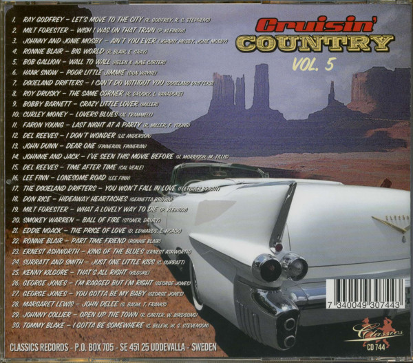 Cruisin' Country Vol.5 (CD)