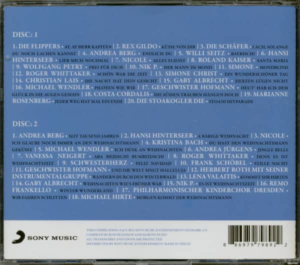 Alle Tiders Tyske Schlager Hits 3 (2-CD)
