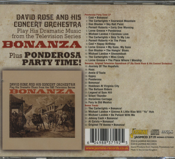 Bonanza Plus Ponderosa Party Time (CD)