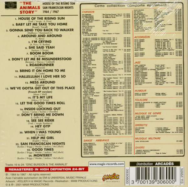 The Animals Story - Papersleeve
