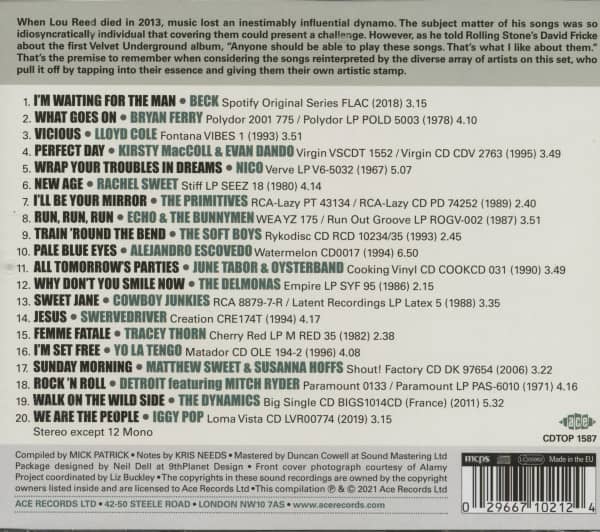 What Goes On - The Songs Of Lou Reed (CD)
