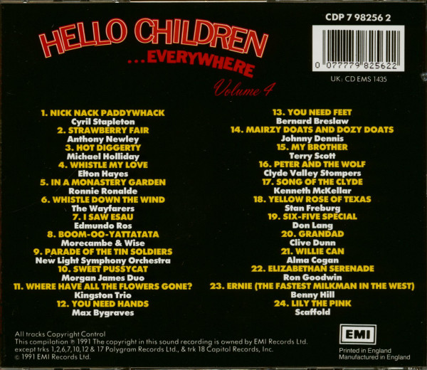 Hello Children Everywhere Vol.4 (CD)