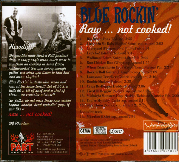 Raw...Not Cooked (CD)