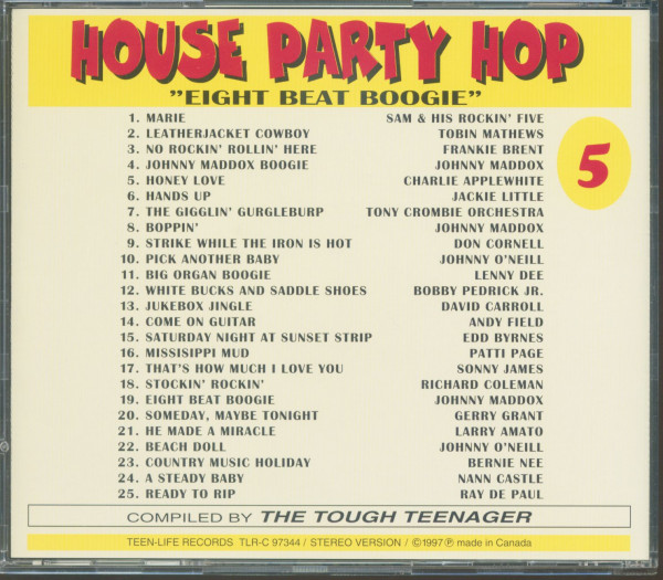 House Party Hop Vol.5 - Eight Beat Boogie (CD)