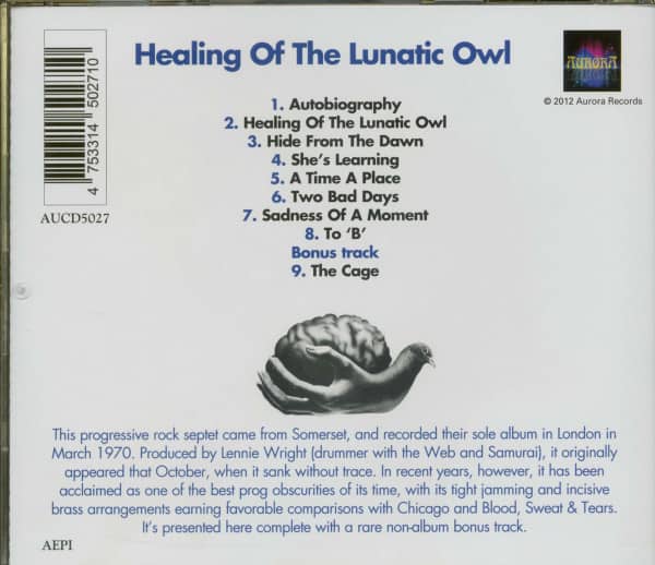Healing of the Lunatic Owl (CD)
