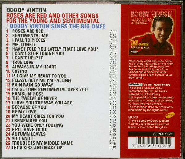 Roses Are Red - The Big Ones (CD)