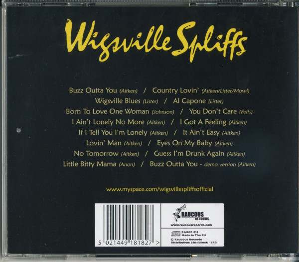 The Wigsville Spliffs (CD Album)