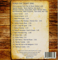 Preview: Songs Doc Didn't Sing (CD) Preview: Songs Doc Didn't Sing (CD)